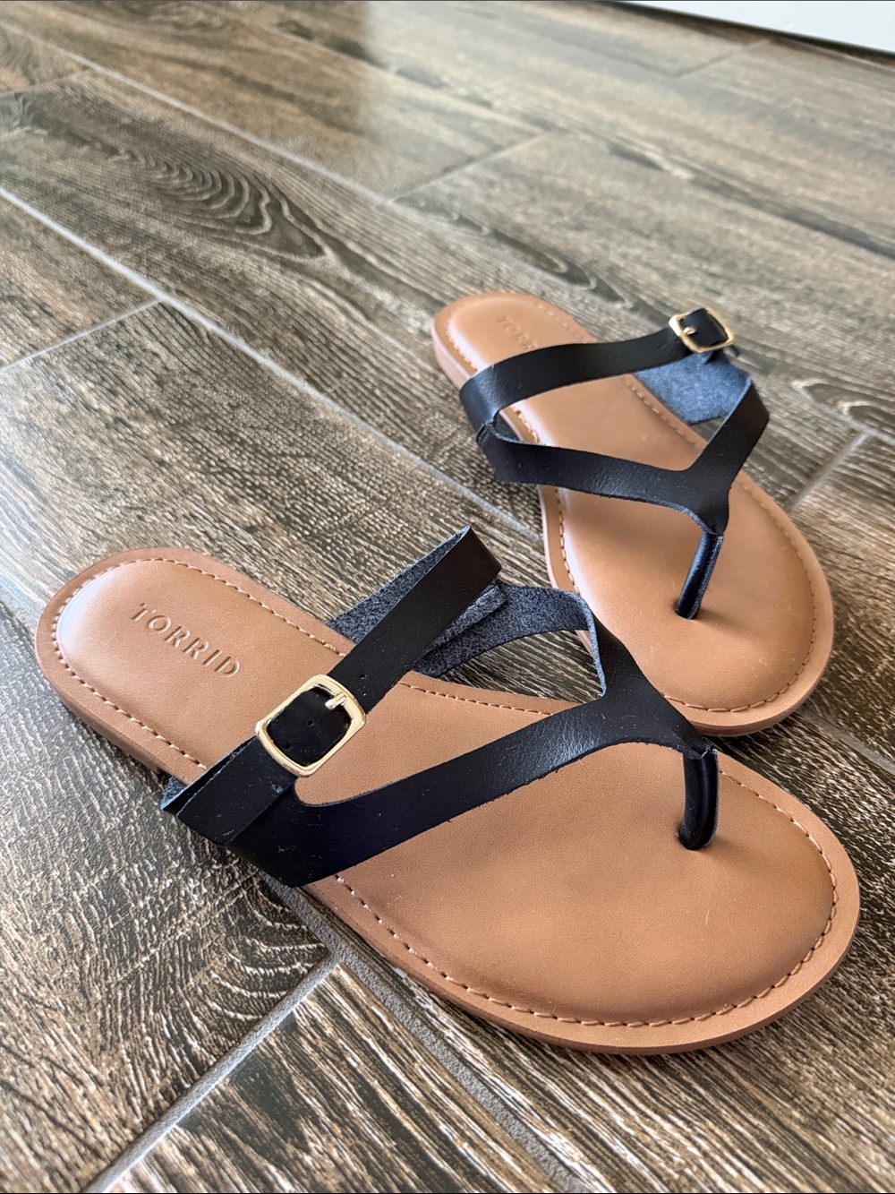 torrid Black Strappy Sandals